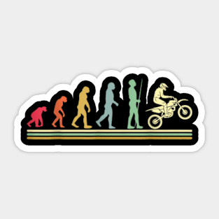 Evolution Biker Motocross  Motorcycle Dirt Bike Sticker